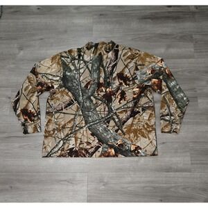 Outfitters Ridge Fusion 3-D Polyester Mock Neck Long Sleeve Camo Shirt 3XL 50/52